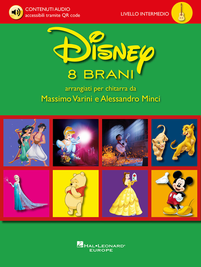 Disney - 8 brani arrangiati per chitarra